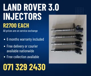 Land Rover 3.0 Diesel Injectors For Sale With Warranty