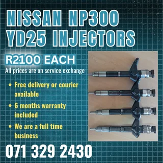 Nissan Np300 Yd25 Diesel Injectors For Sale With Warranty