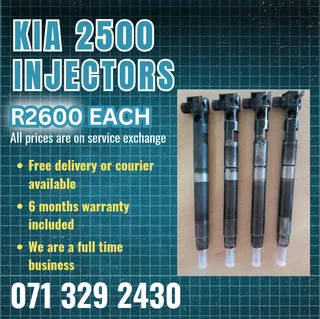 Kia 2500 Injectors For Sale With Warranty