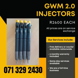 Gwm 2.0 Injectors For Sale With Warranty