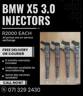 Bmw X5 3.0 Injectors For Sale With Warranty