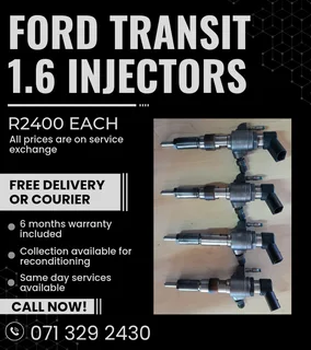 Ford Transit 1.6 Injectors For Sale With Warranty