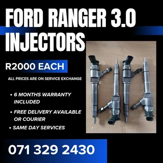 Ford Ranger 3.0 Diesel Injectors For Sale With