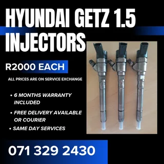 Hyundai Getz 1.5 Diesel Injectors For Sale With Warranty