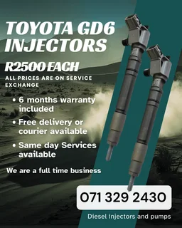 Toyota Gd6 Injectors For Sale With Warranty