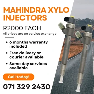 Mahindra Xylo 2.2 Injectors For Sale With Warranty On