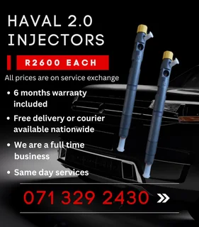 Haval 2.0 Injectors For Sale With Warranty