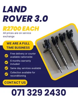 Land Rover 3.0 Diesel Injectors For Sale With Warranty