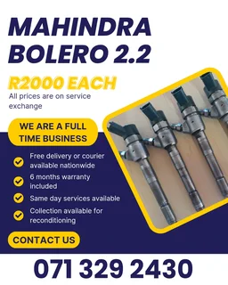 Mahindra Bolero Diesel Injectors For Sale With Warranty