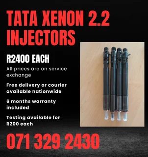 Tata Xenon 2.2 Injectors For Sale With Warranty