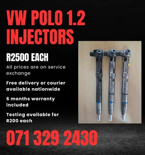 Vw Polo 1.2 Diesel Injectors For Sale With Warranty