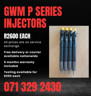 Gwm P Series 2.0 Injectors For Sale With Warranty