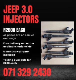 Jeep 3.0 Injectors For Sale With Warranty