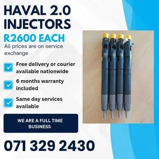 Haval 2.0 Injectors For Sale With Warranty