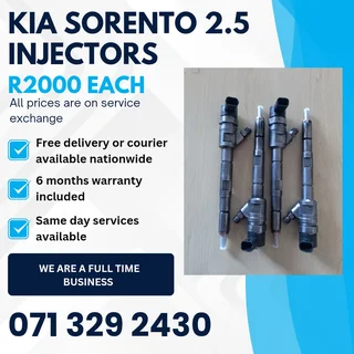 Kia Sorento 2.5 Diesel Injectors For Sale With