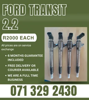 Ford Transit 2.2 Diesel Injectors For Sale With Warranty