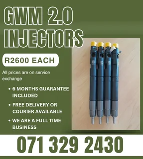 Gwm 2.0 Injectors For Sale With Warranty