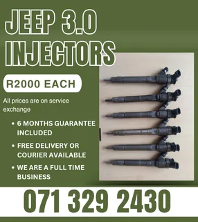 Jeep 3.0 Injectors For Sale With Warranty