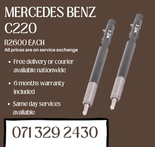 Mercedes Benz C220 Diesel Injectors For Sale With Warranty