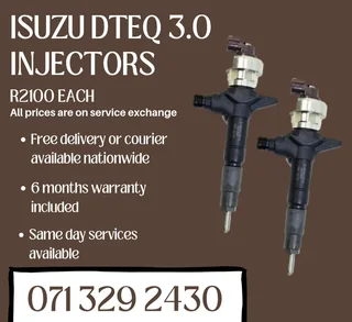 Isuzu Dteq 3.0 Injectors For Sale With Warranty