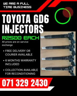 Toyota Gd6 Diesel Injectors For Sale With Warranty
