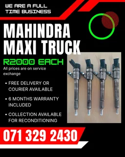 Mahindra Maxi Truck Injectors For Sale With Warranty On
