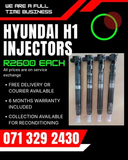 Hyundai H1 Injectors For Sale With Warranty On