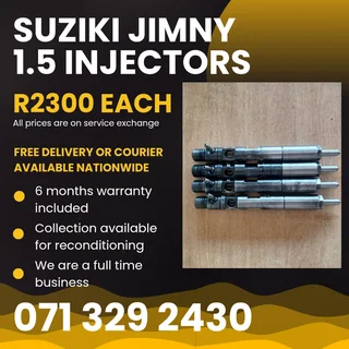 Suziki Jimny 1.5 Injectors For Sale With Warranty