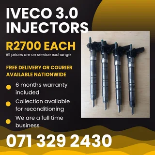 Iveco 3.0 Injectors For Sale With Warranty