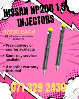 Nissan Np200 1.5 Diesel Injectors For Sale With Warranty