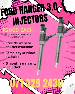 Ford Ranger 3.0 Diesel Injectors For Sale With Warranty