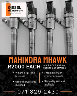 Mahindra Mhawk Diesel Injectors For Sale With Warranty