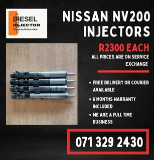 Nissan Nv200 Injectors For Sale With Warranty On