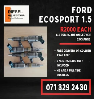 Ford Ecosport 1.5 Injectors For Sale With Warranty