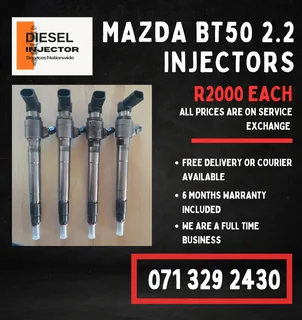 Mazda Bt50 2.2 Diesel Injectors For Sale With Warranty