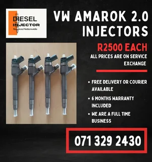 Vw Amarok 2.0 Diesel Injectors For Sale With Warranty