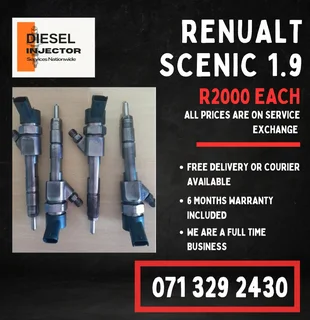 Renualt Scenic 1.9 Injectors For Sale With Warranty