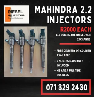 Mahindra 2.2 Injectors For Sale With Warranty On