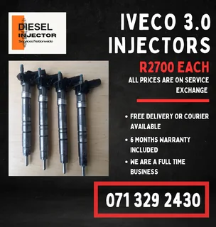Iveco 3.0 Injectors For Sale With Warranty