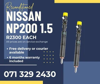 Nissan Np200 1.5 Diesel Injectors For Sale With Warranty