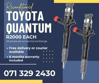 Toyota Quantum Diesel Injectors For Sale With Warranty