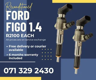Ford Figo 1.4 Diesel Injectors For Sale With Warranty