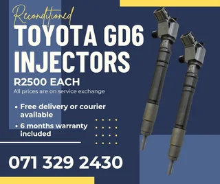 Toyota Gd6 Injectors For Sale With Warranty On