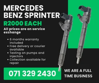 Mercedes Benz Sprinter Injectors For Sale With Warranty