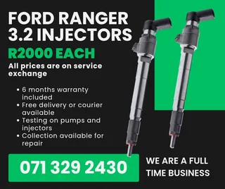 Ford Ranger 3.2 Injectors For Sale With Warranty