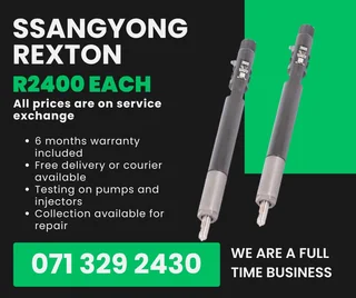 Ssangyong Rexton Diesel Injectors For Sale With Warranty