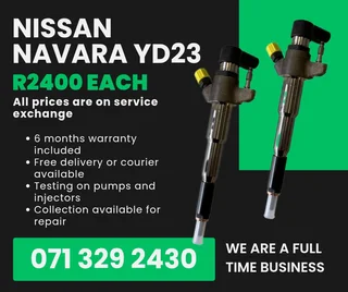 Nissan Navara 2.3 Diesel Injectors For Sale With
