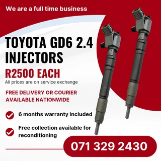 Toyota Gd6 2.4 Injectors For Sale With Warranty