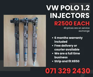 Vw Polo 1.2 Diesel Injectors For Sale With Warranty