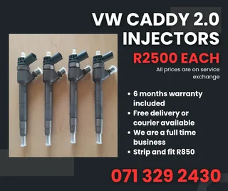 Vw Caddy 2.0 Injectors For Sale With Warranty
